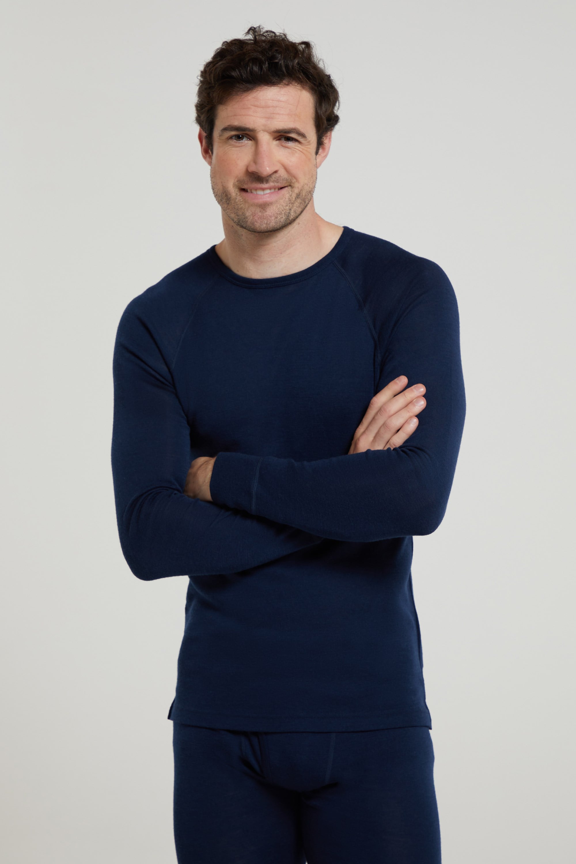 Bild von Merino Herren Thermo-Top - Marineblau