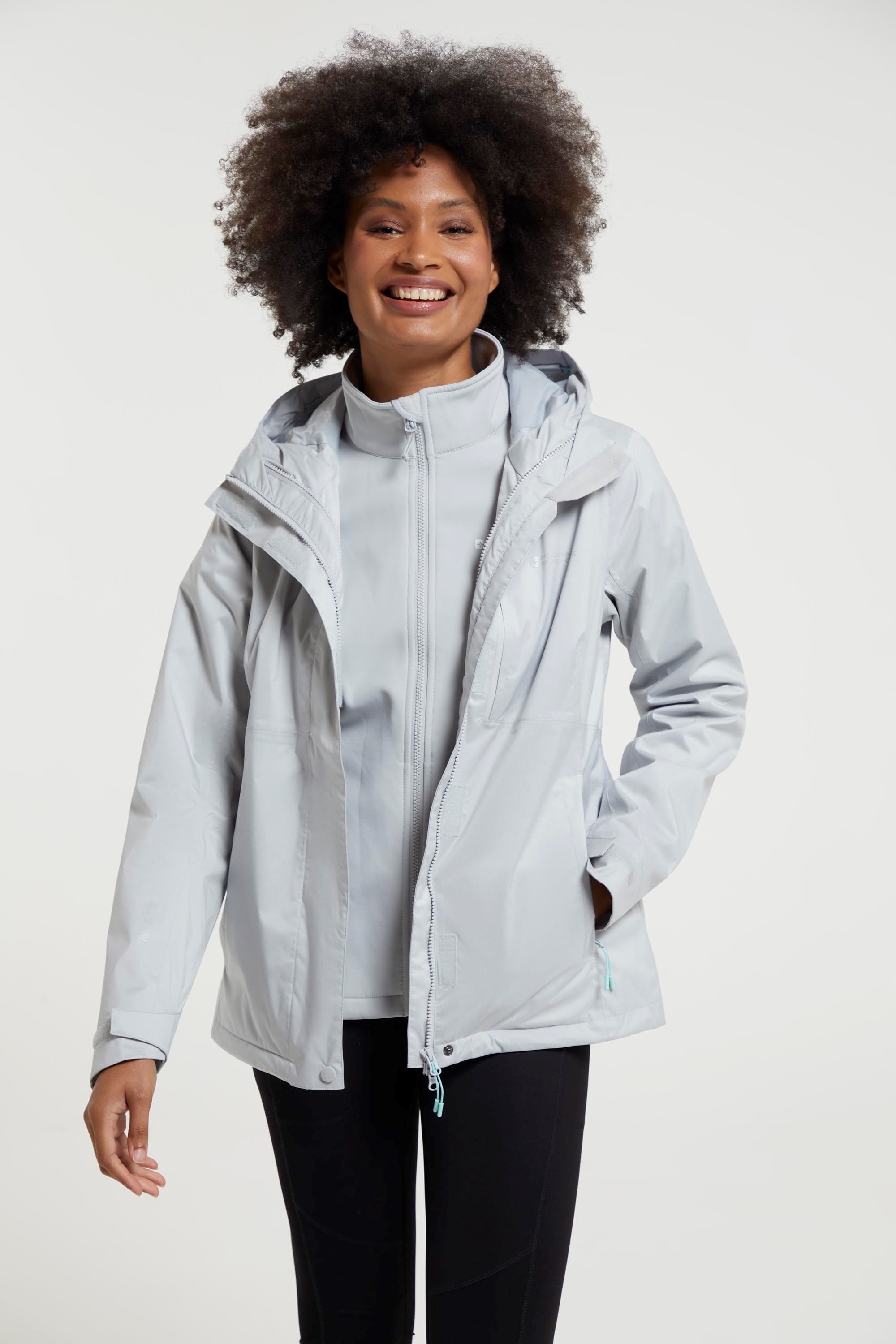 Bild von Whirlwind 3-in-1 Damenjacke - Grau