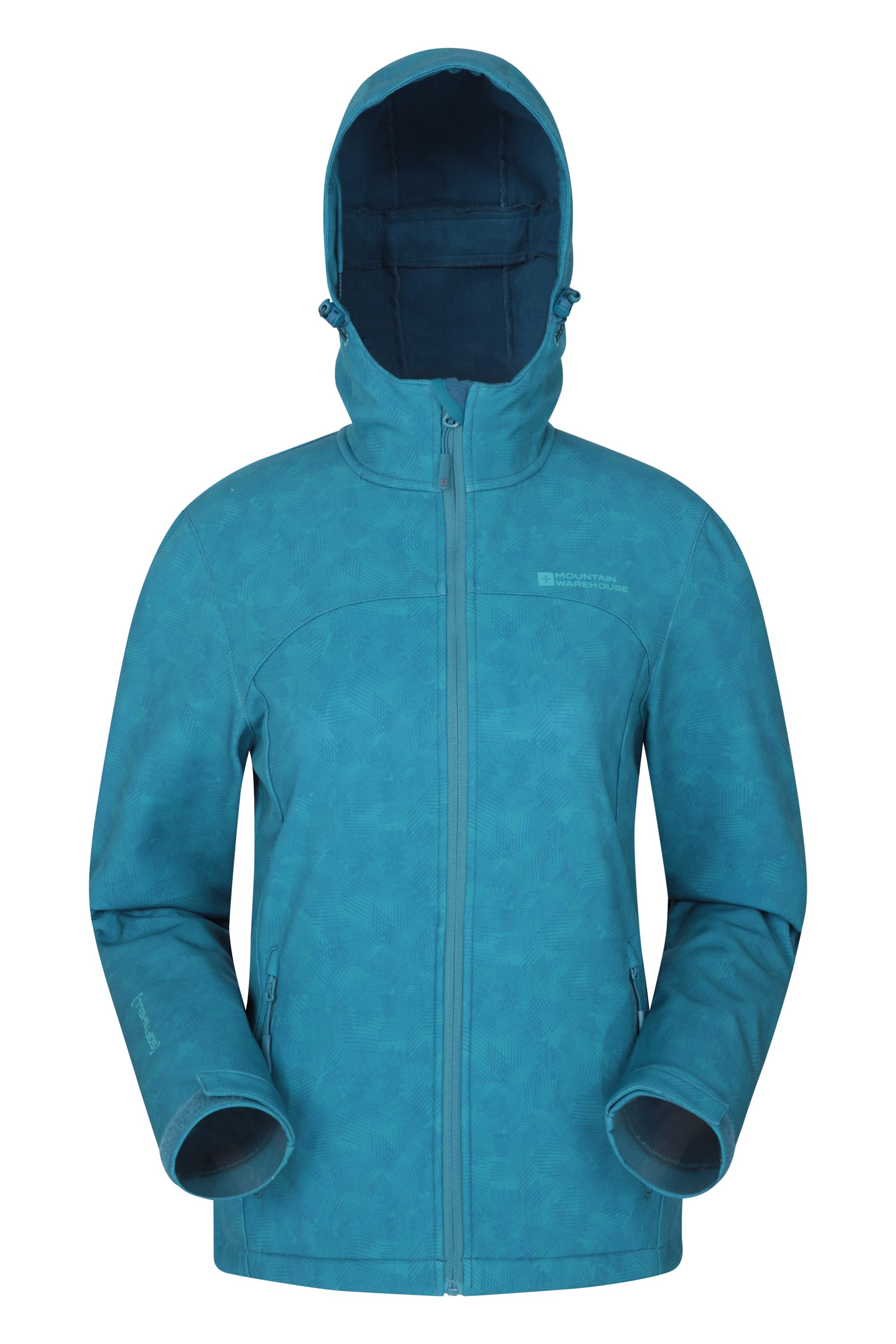 Bild von Exodus Gemusterte Damen Softshell-Jacke - Aquamarin