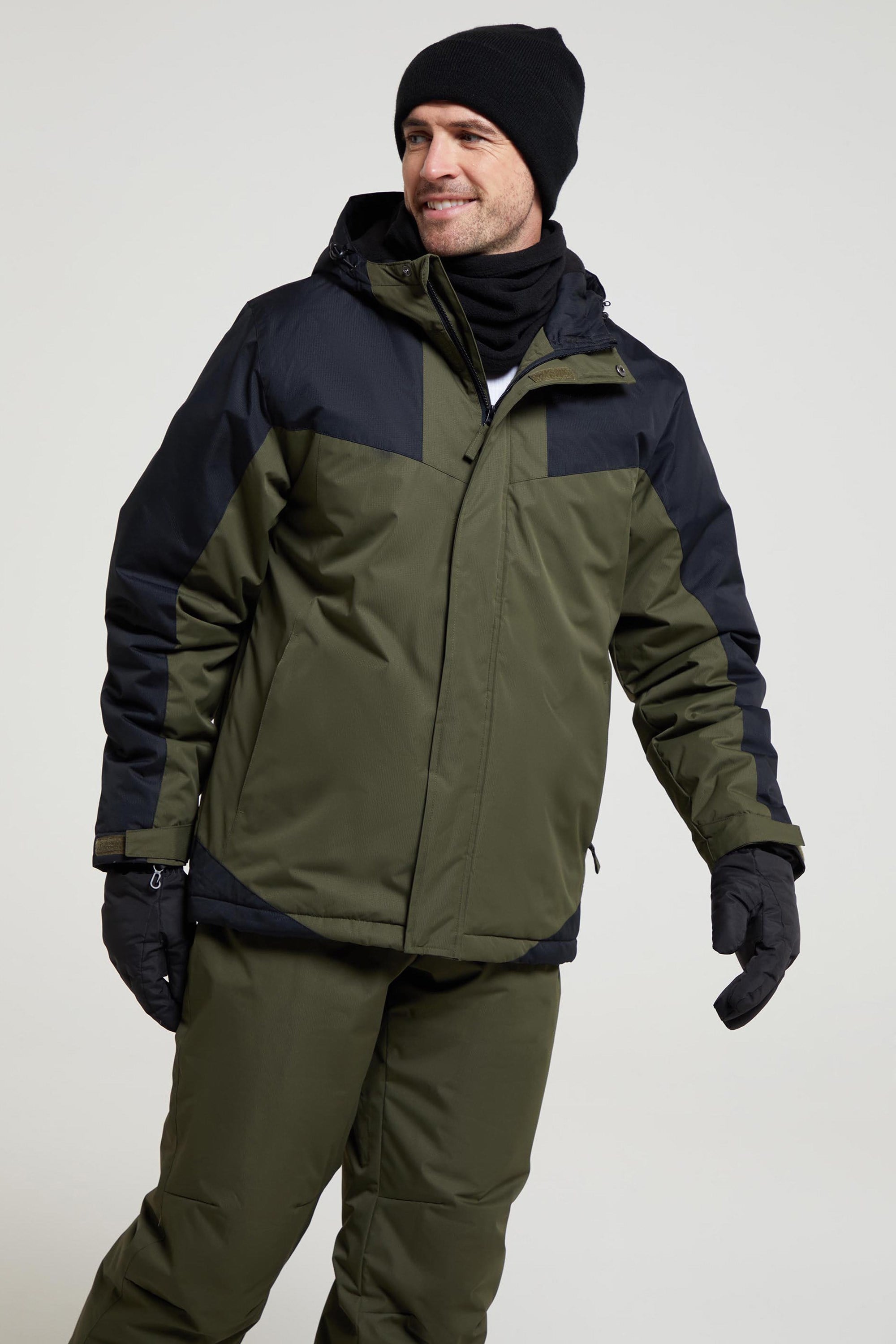 Bild von Dusk III Herren Skijacke - Dunkel-Khaki