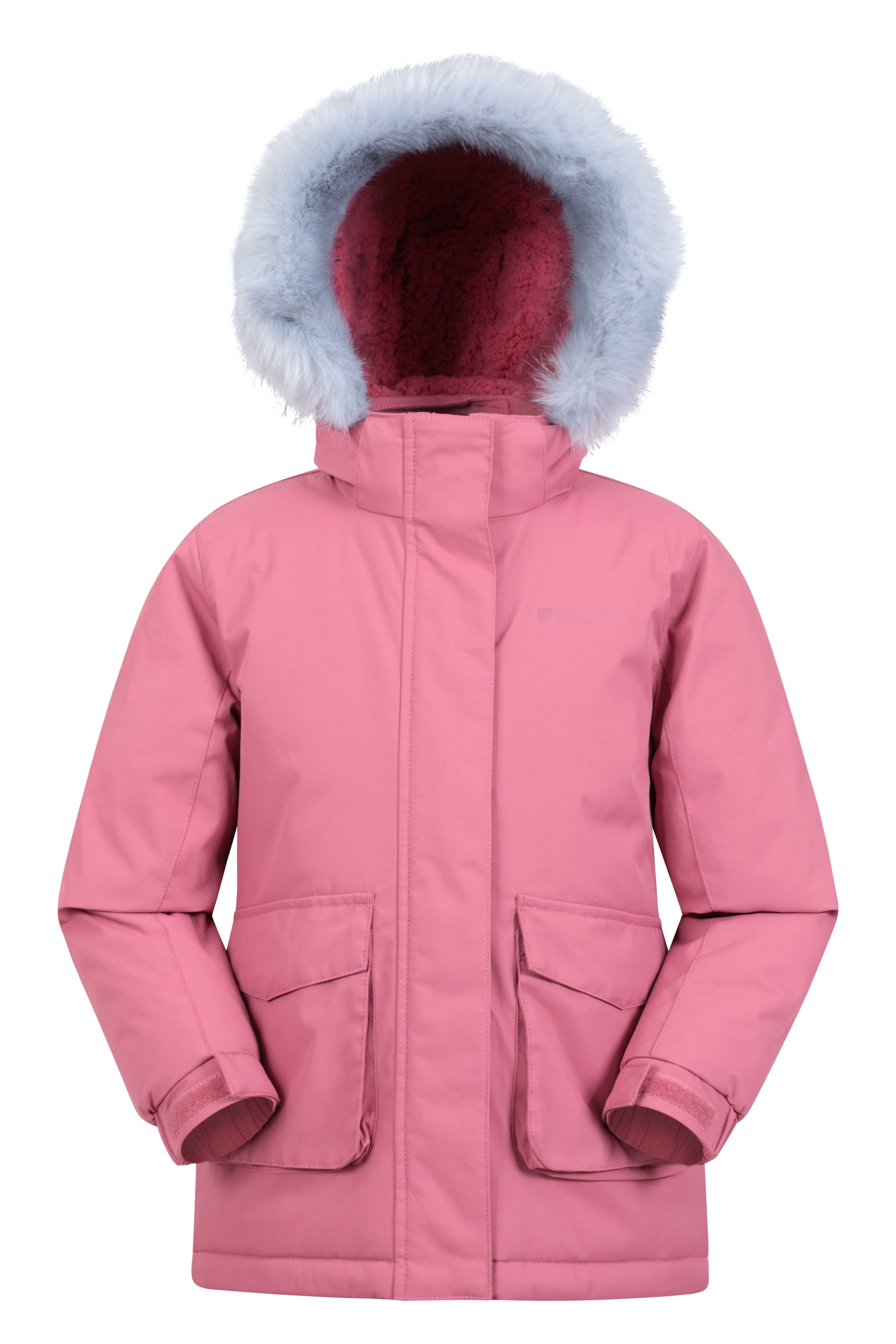Bild von Ranger Einfarbige Wasserabweisende Kinderjacke - Rosa
