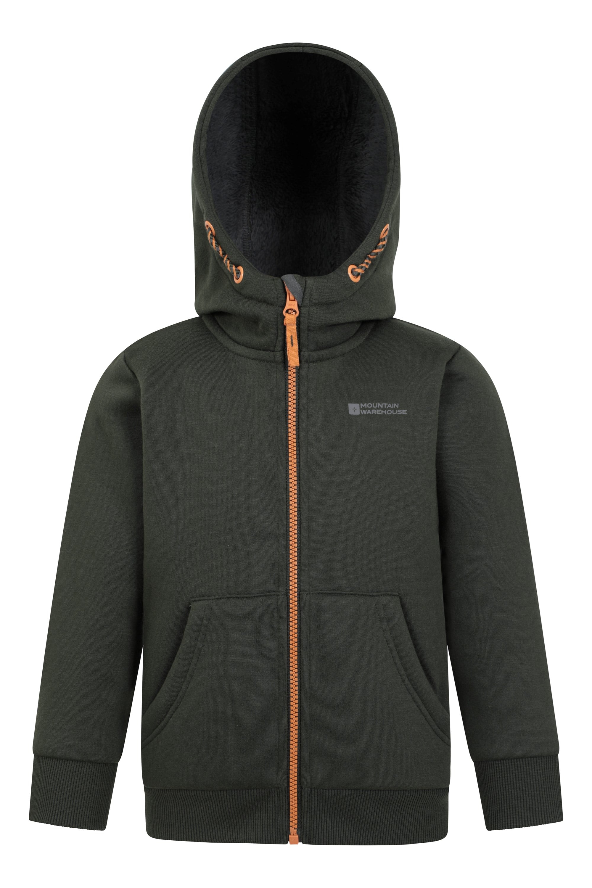 Bild von Nordic II Fellgefütterter Kinder-Hoodie - Khaki