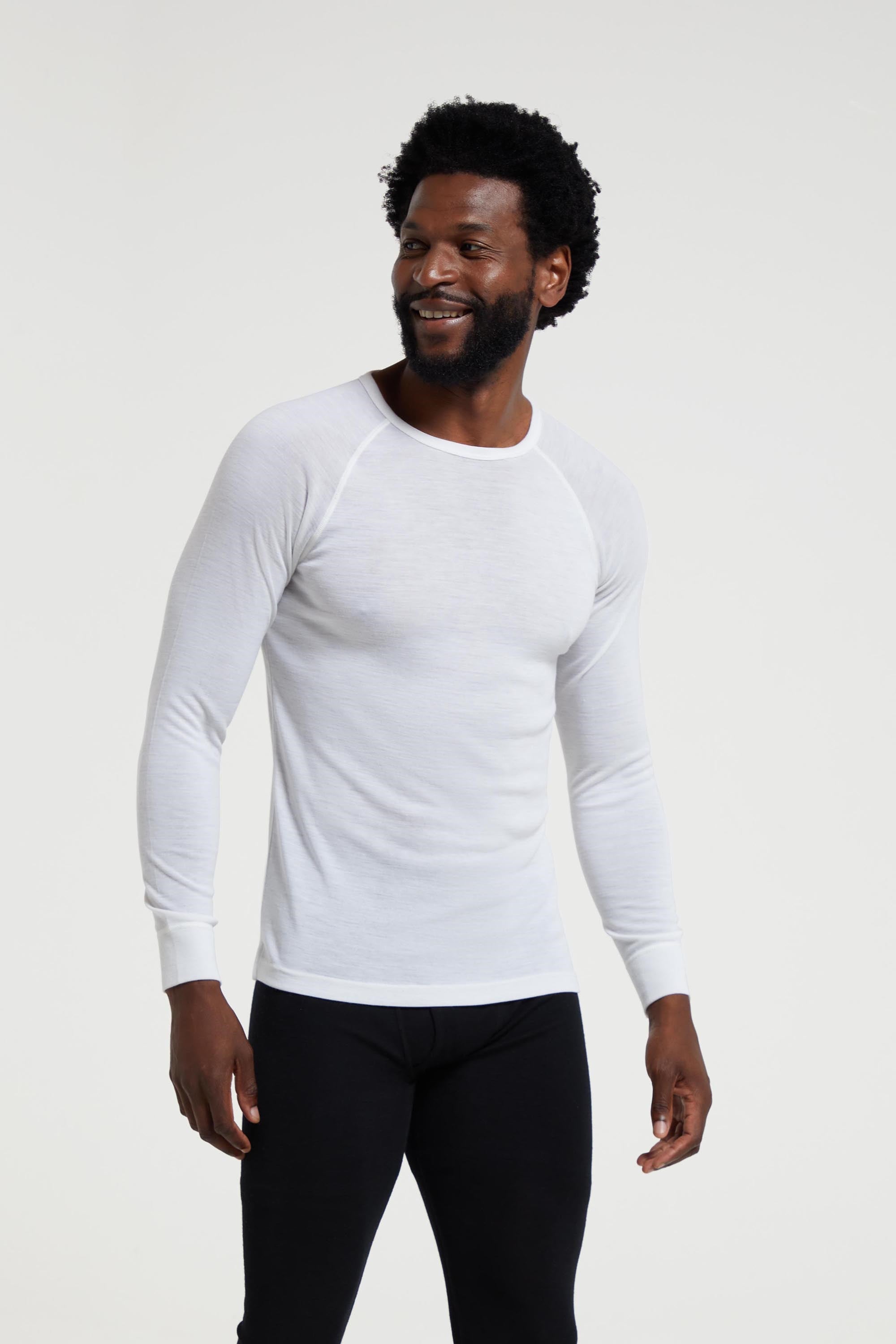 Bild von Merino Herren Thermo-Top - Weiss