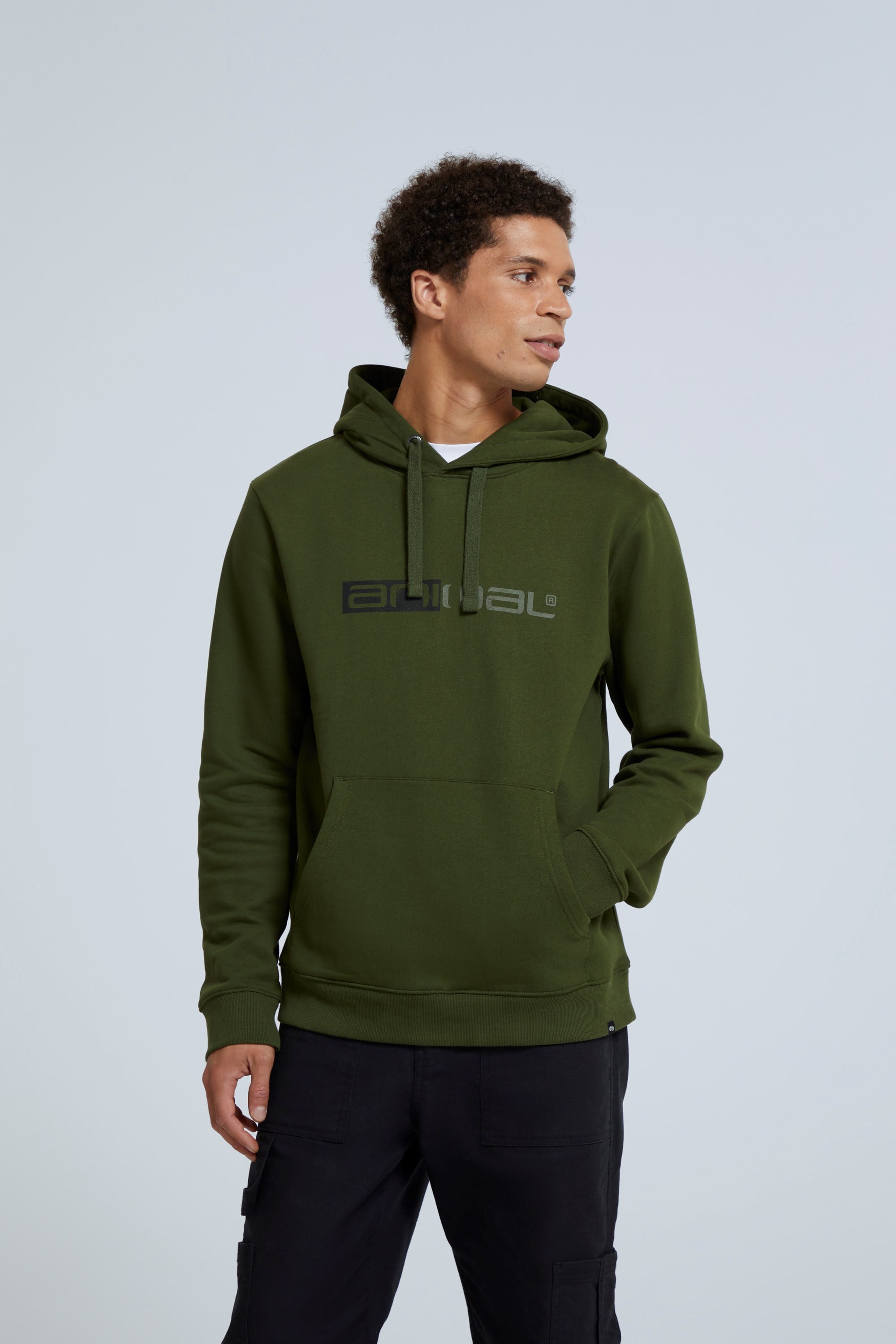 Bild von River Herren-Hoodie - Dunkel-Khaki
