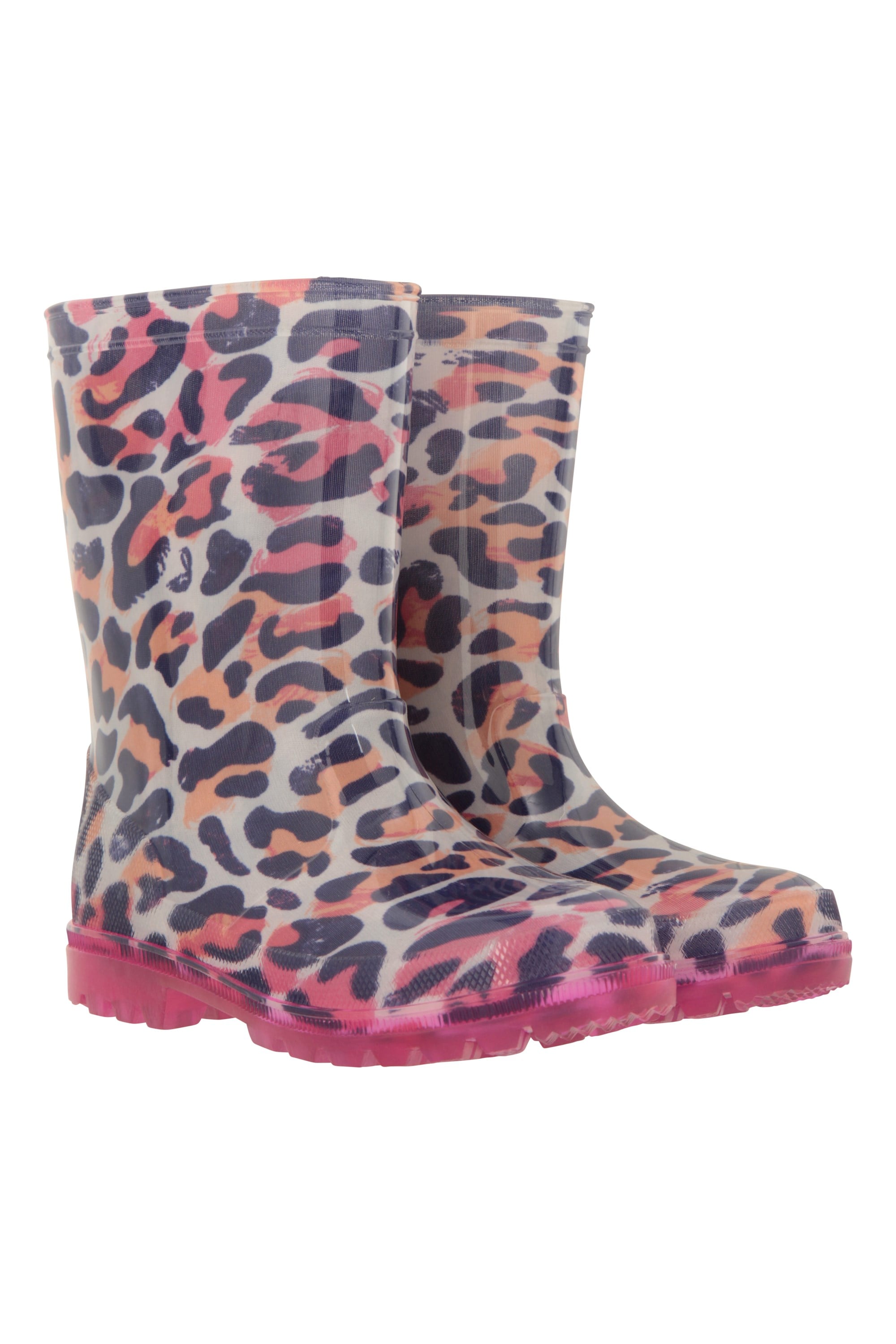 Bild von Splashed Kinder-Regenstiefel mit Blinklichtern - Rosa
