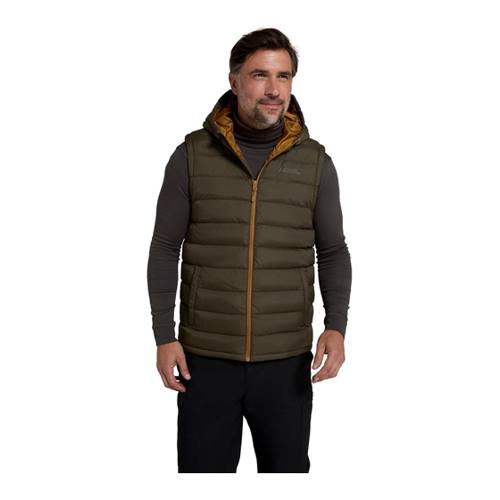 Bild von Mountain Warehouse Seasons Herren-Steppweste mit Kapuze - Schwarz (Modellnummer: 056118005002)