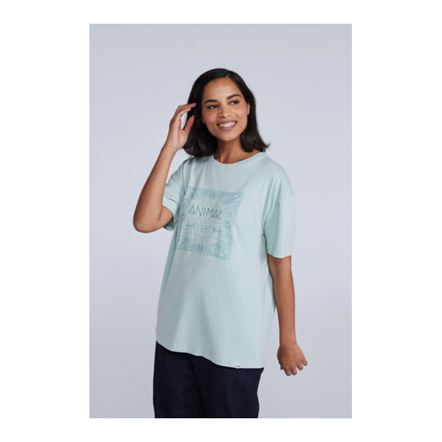 Bild von Leena Boxy Damen T-Shirt - Grün im Test