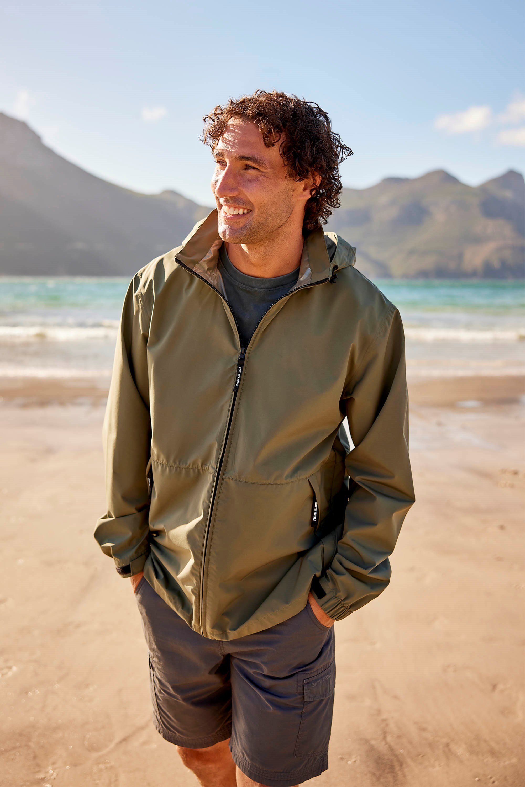 Bild von Pace Herren-Regenjacke - Khaki