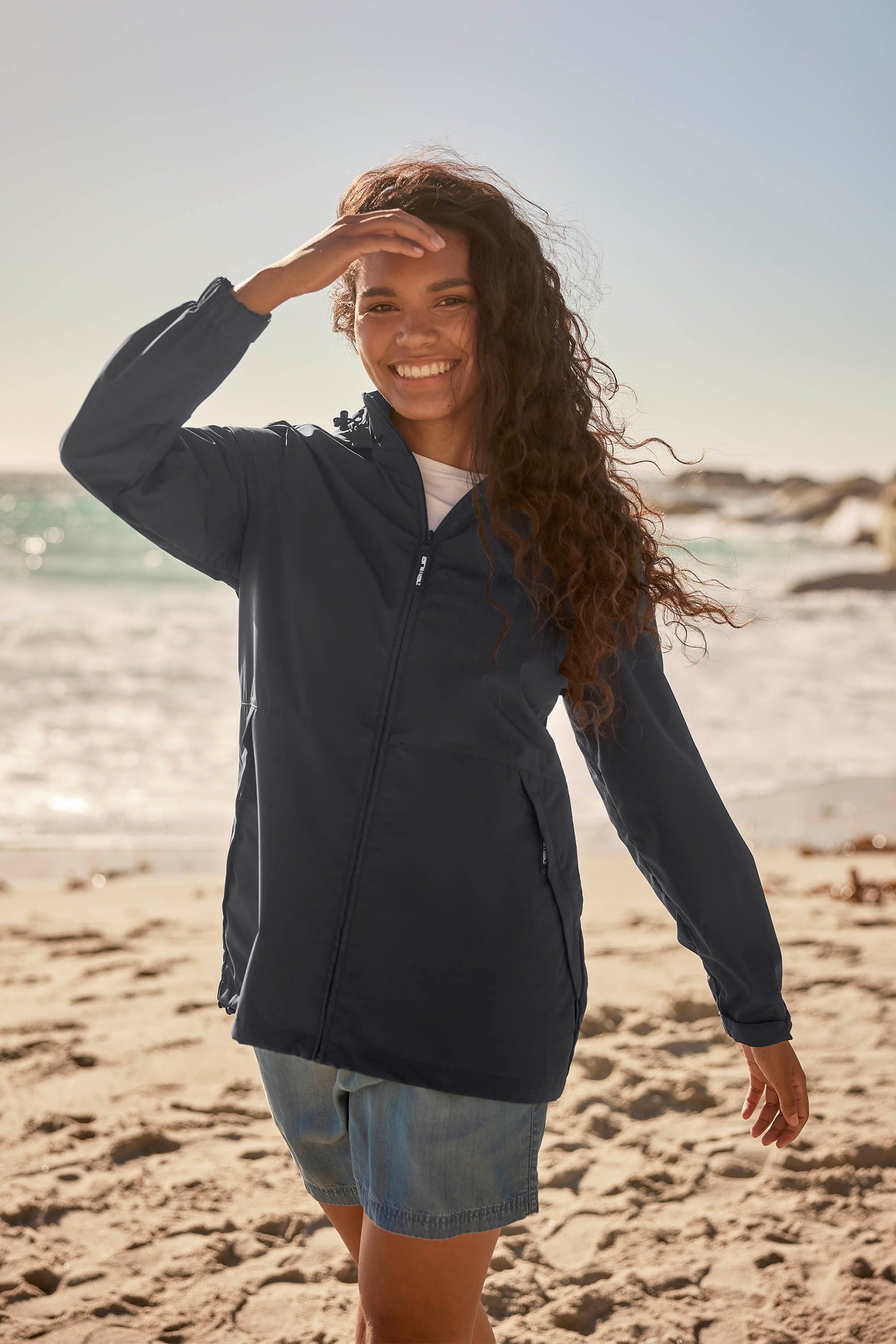 Bild von Pace Damen-Regenjacke - Marineblau