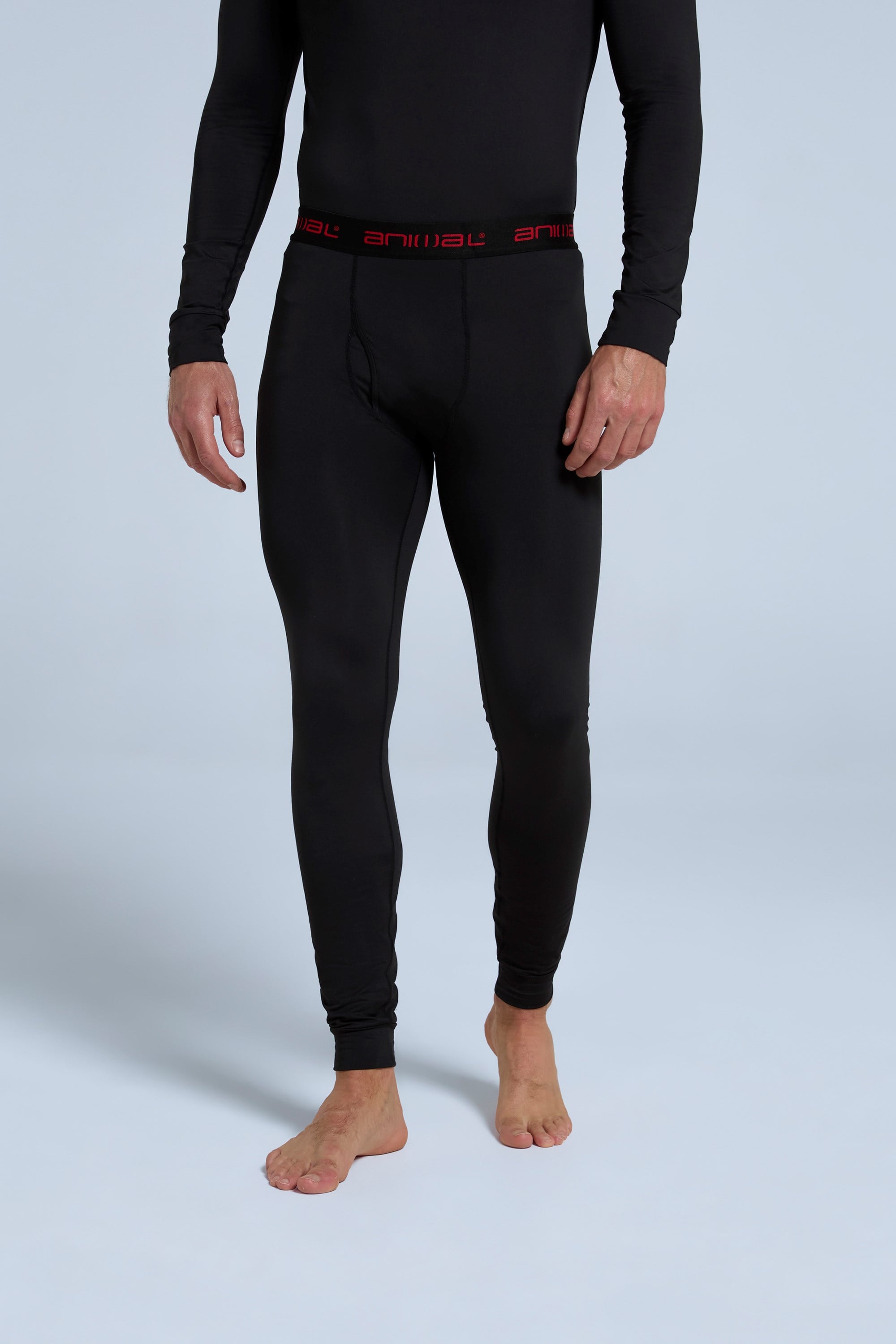 Bild von Off Piste Herren-Baselayer-Leggings - Schwarz