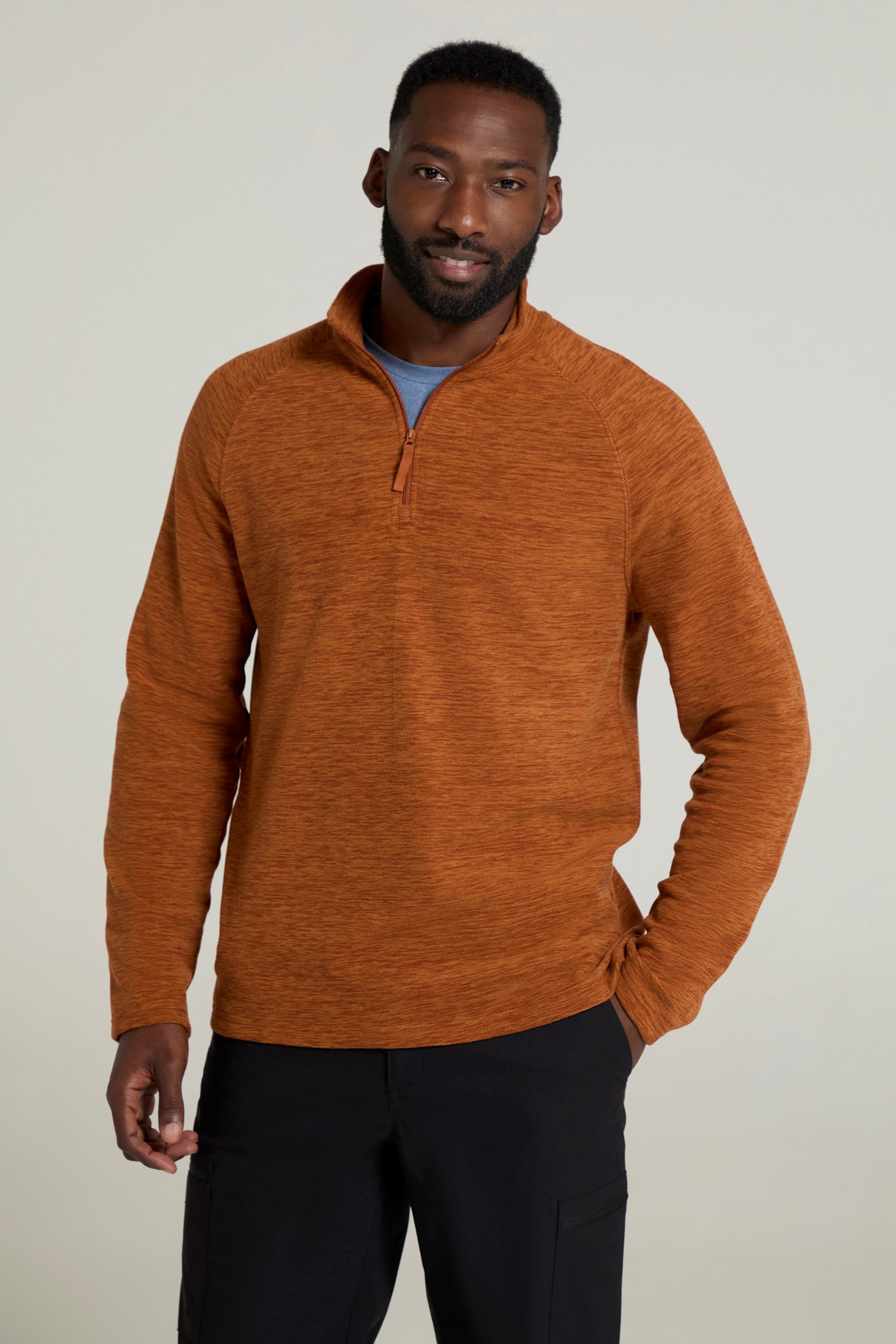 Bild von Snowdon II Herren-Mikrofleece - Orange