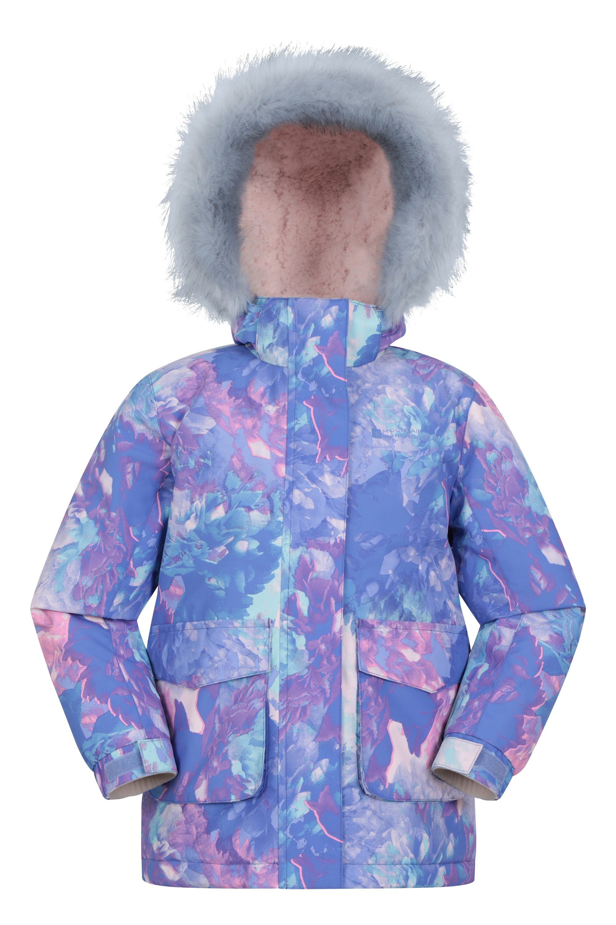 Bild von Ranger Gemusterte Wasserabweisende Kinderjacke - Lila