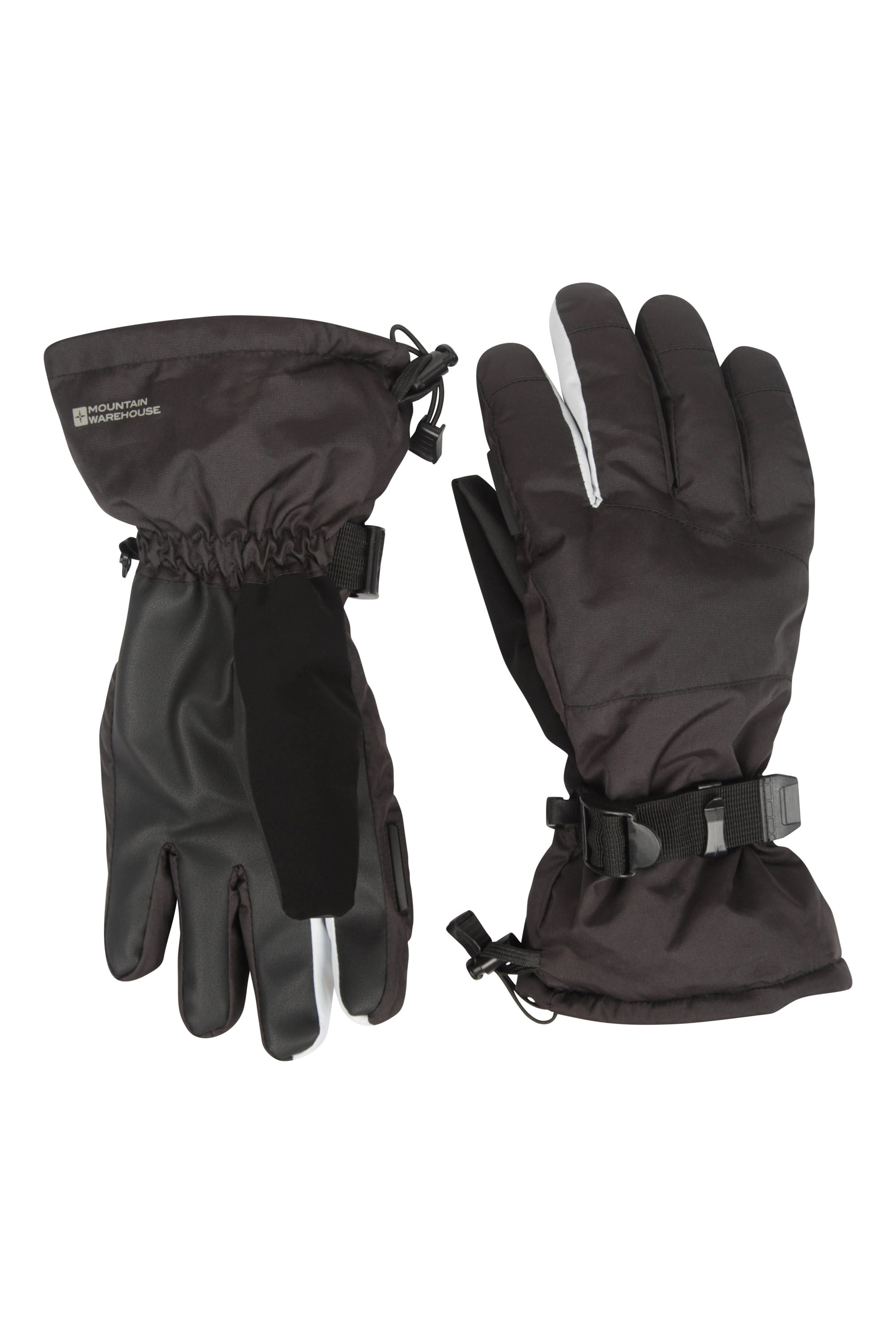 Bild von Wasserdichte Damen Skihandschuhe mit langer Stulpe - Schwarz
