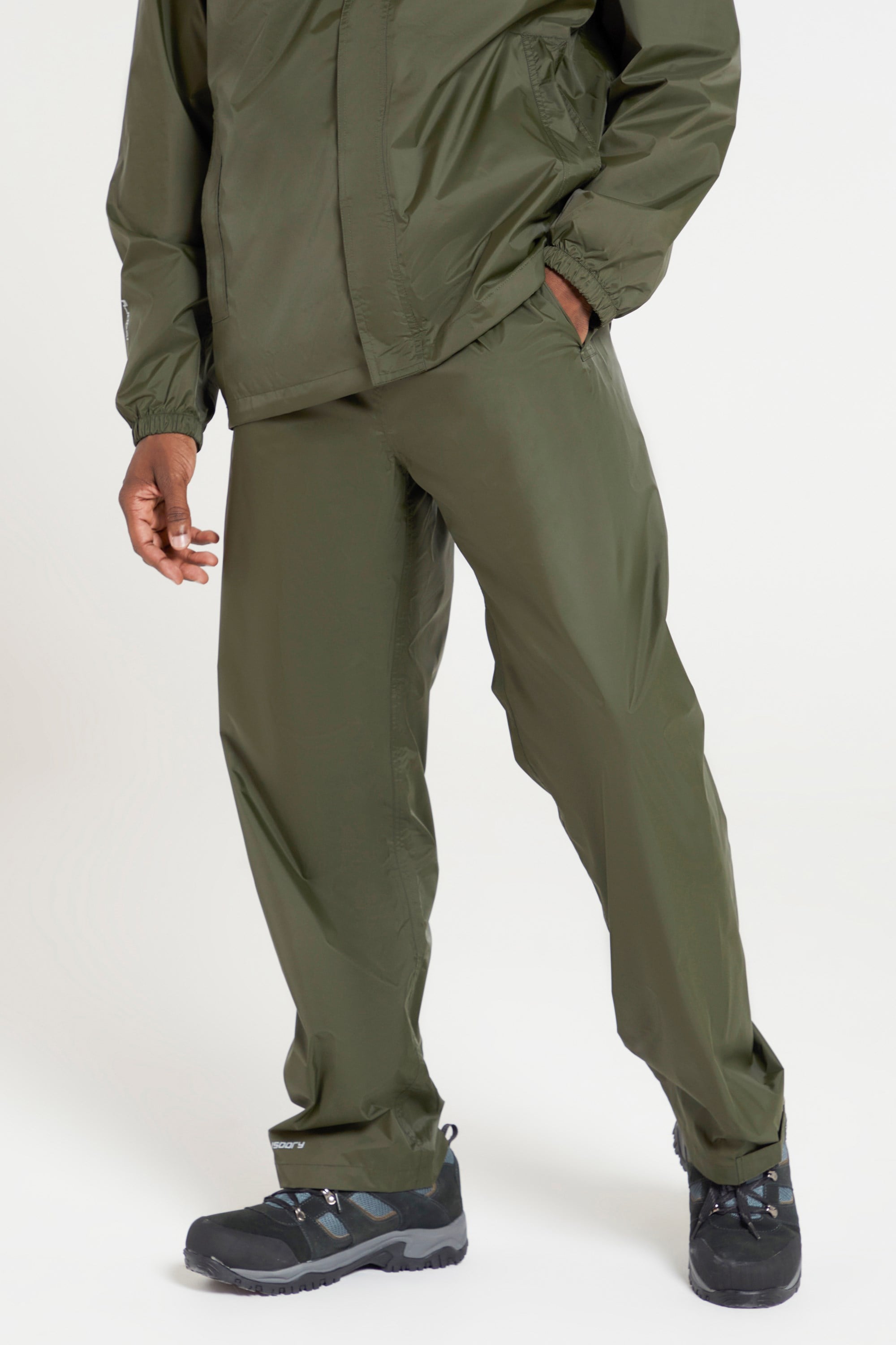 Bild von Pakka Wasserdichte Herren-Überhose - Dunkel-Khaki