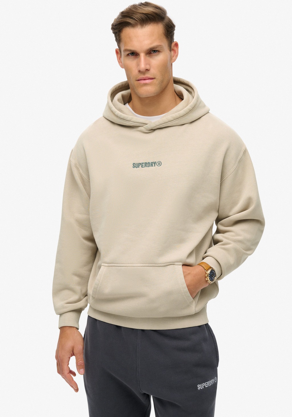 Bild von Superdry Kapuzensweatshirt "MICRO LOGO GRAPHIC LOOSE HOOD"