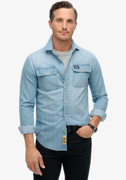 Bild von Superdry Langarmhemd »EMBROIDERED WORKWEAR SHIRT«