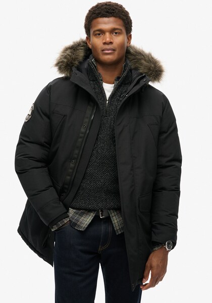 Bild von Superdry Parka »EVEREST FAUX FUR PARKA JACKET«, mit Kapuze