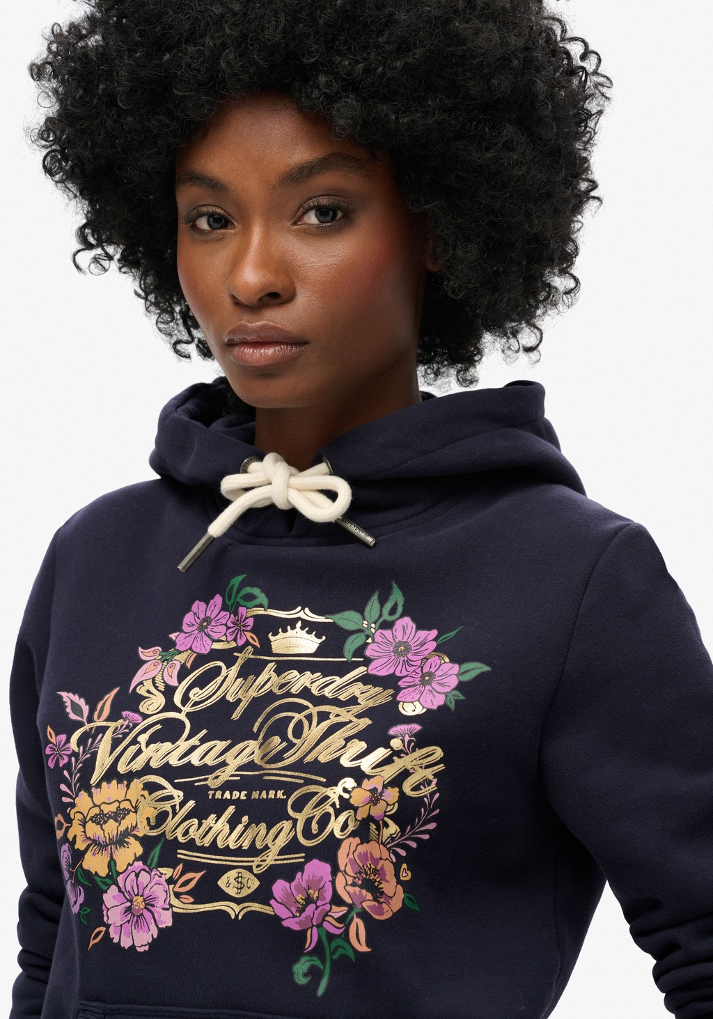 Bild von Superdry Kapuzensweatshirt "FLORAL GRAPHIC LOGO HOODIE"