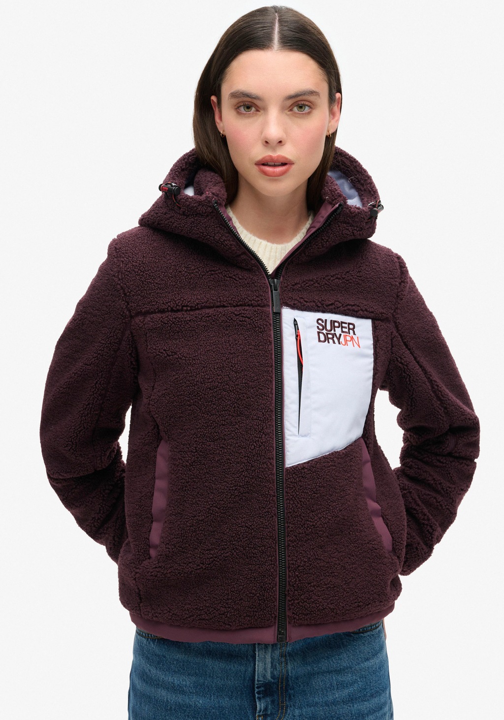 Bild von Superdry Outdoorjacke "HOODED FLEECE TREKKER JKT", mit Kapuze