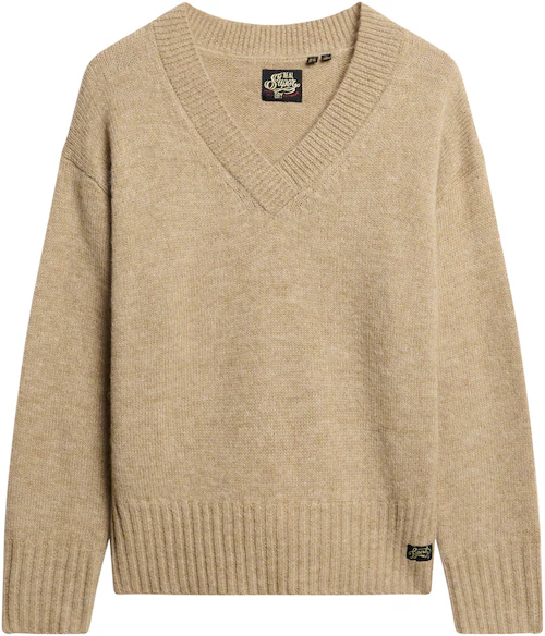 Bild von Superdry Strickpullover »ESSENTIAL V NECK JUMPER«