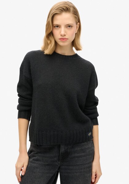 Bild von Superdry Rundhalspullover ESSENTIAL (1-tlg) Plain/ohne Details