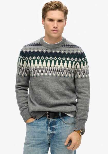 Bild von Superdry Rundhalspullover »FAIRISLE KNIT CREW JUMPER«