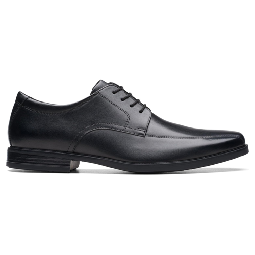 Bild von Clarks Herren Howard Over – Schwarzes Leder in Größe 44 EU