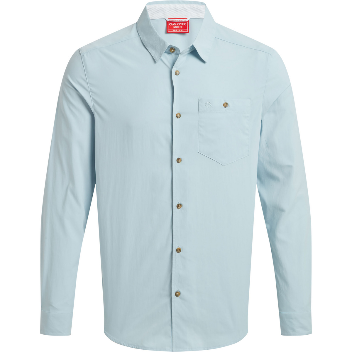 Bild von Craghoppers, Herren, Hemd, Nosilife Nuoro Langarm Hemd II, Blau, (XXL)