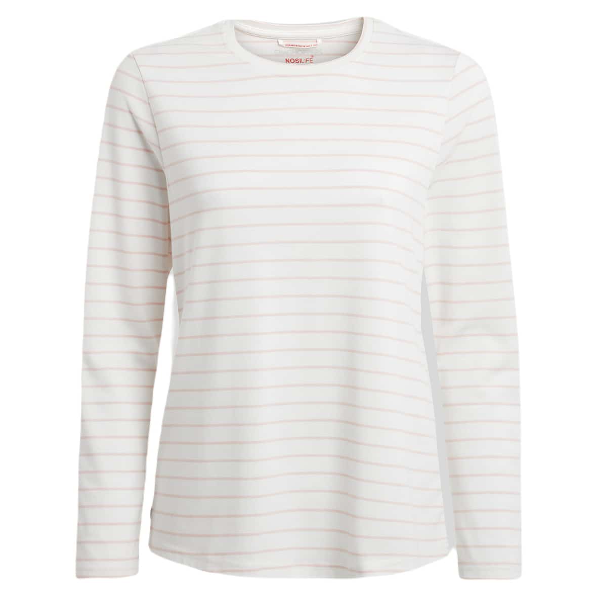 Bild von Nosilife Akona Long Sleeved Top Women 40 mehrfarbig - dusky carnation stripe (UK 14)