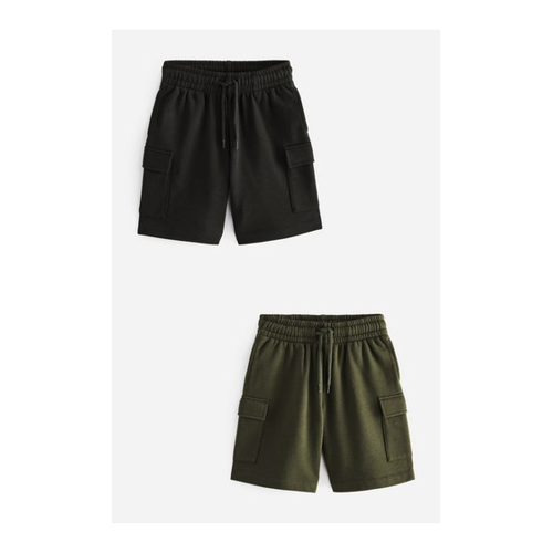 Bild von Next Sweatshorts 2er-Pack Jersey-Cargoshorts (2-tlg)