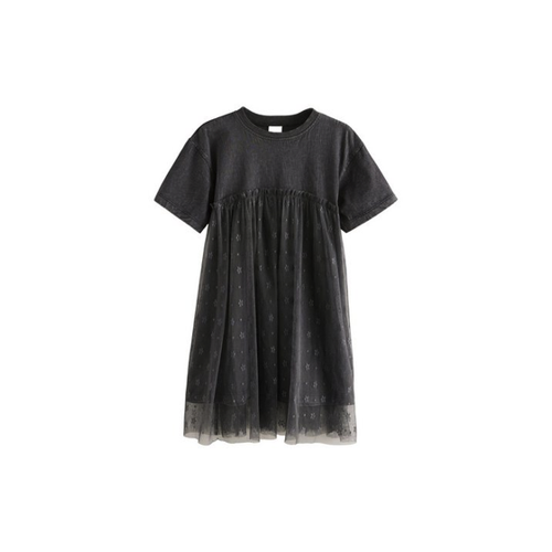 Bild von Next Shirtkleid T-Shirt-Kleid mit Spitze (1-tlg)