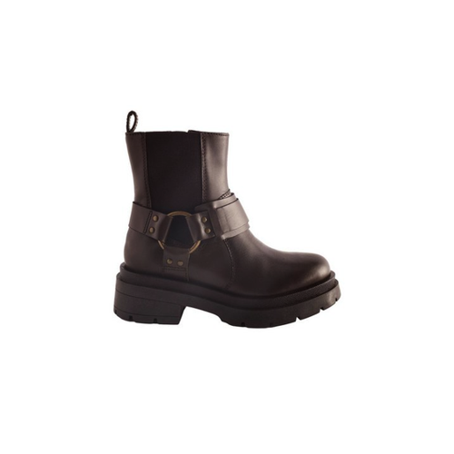 Bild von Next Klobige Biker-Stiefel aus Leder Bikerboots