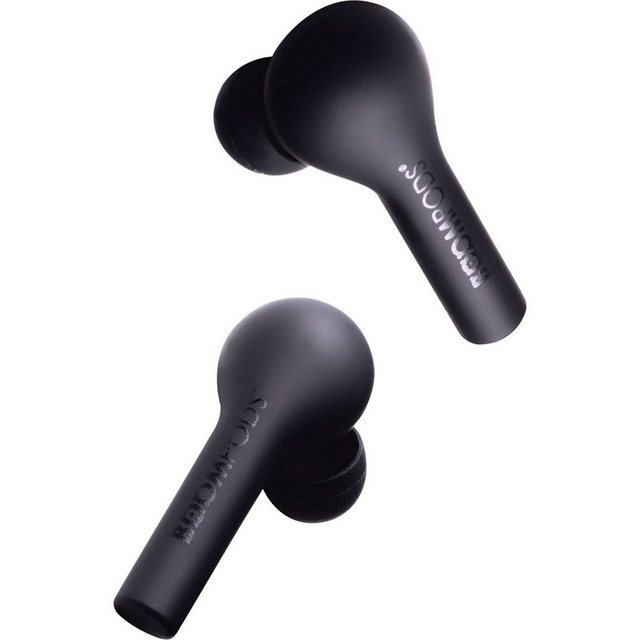 Bild von Boompods Bassline TWS True Wireless Bluetooth Kopfhörer, kabellose Ohrhörer,TWS In-Ear Kopfhörer mit Mikrofon, IPX5 Schutz Ear Buds, 4.5 Std. Spielzeit, Schwarz