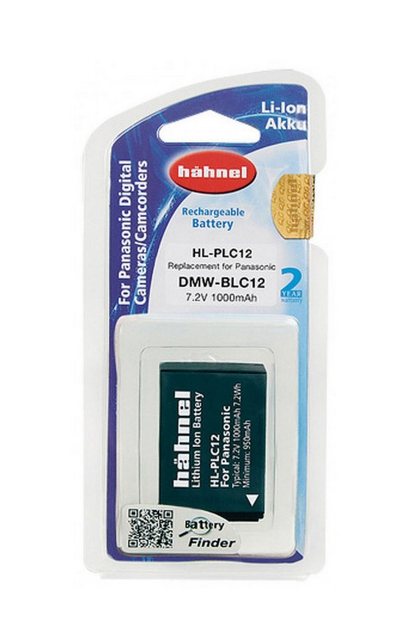 Bild von Hähnel HÄHNEL wie Panasonic DMW-BLC12 7.2V 1000mAh (Akku), Kamera Stromversorgung, Schwarz