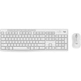 Bild von Logitech MK295 Silent Wireless Combo, 920-009830, Volle Größe 100%, Kabellos, RF Wireless, QWERTY, Weiß, Maus