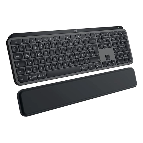 Bild von Logitech MX Keys S Plus Graphite + MX Palm Rest (Handballenauflage) Bundle