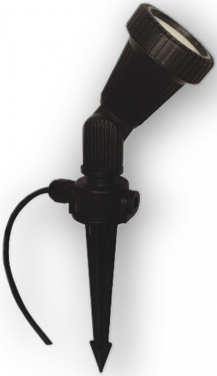 Bild von 7 W (PA) - 230 V GU10 LED Gartenleuchte mit Erdspiess - warmweiss