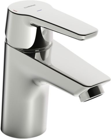 Bild von Hansa HANSAPOLO Eco1 x Waschtisch-EinhebelmischerTemperaturbegrenzerFarbe: ChromHANSAECO ø 3.5 Steuerpatrone mit keramischen Dichtscheibenzur Wassermengen- und TemperatureinstellungWasserbremse bei ca. 60% Wassermengemax. Wassertemperatur: +70°CArmaturenkörper aus entzinkungsbeständigem Messing (DZR)Ausladung 103mmStandmontageAnschluss über flexible DruckschläuchePCA® konstante Durchflussleistung unabhängig vom FließdruckFeststehender Auslauf1-LochOhne Ablaufgarnitur, Ohne ZugstangenbohrungEinhandbedienhebel/GriffHebel mit W+K-Kennzeichnung