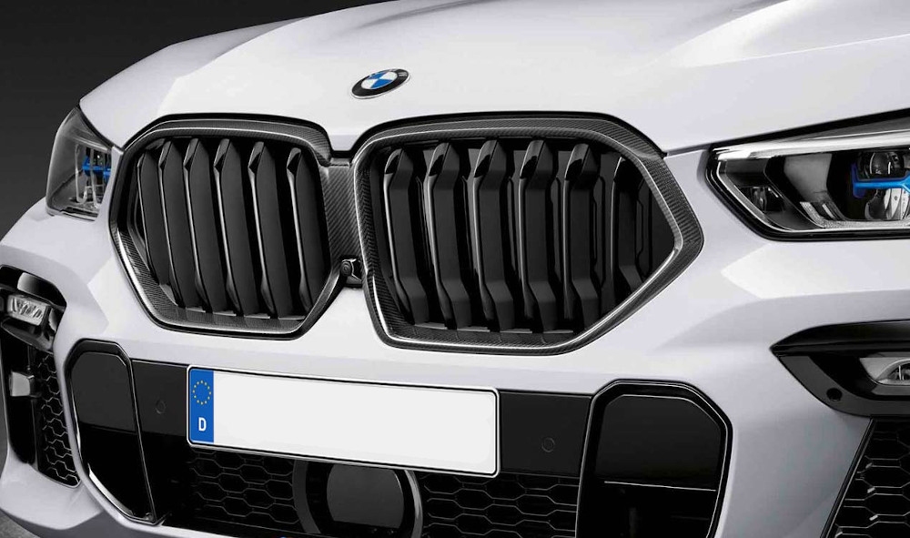 Bild von BMW M Performance X6 G06 Frontziergitter Carbon ohne Beleuchtung