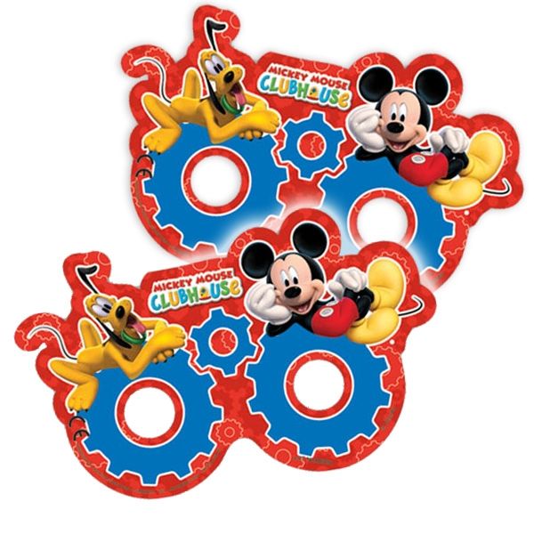 Bild von Mickey Maus Masken, 6er Pack Mickymaus-Partymasken für Kinder