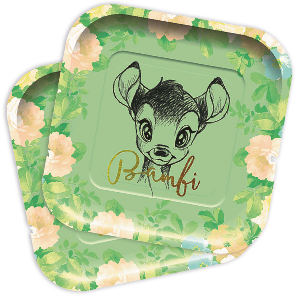 Bild von "Bambi", Servierteller, 8 Stück, Pappe