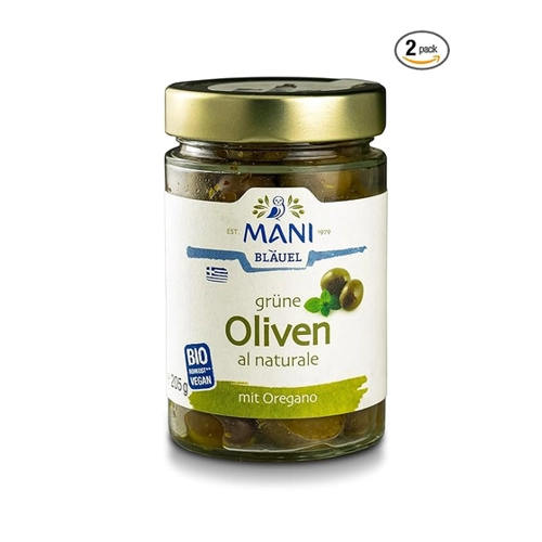 Bild von Grüne Oliven al naturale mit Stein, geölt