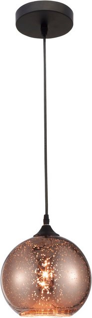 Bild von NOVA LUCE Pendelleuchte »Blaze «, LED, 1-flammig, schwarz/kupferfarben - schwarz | orange