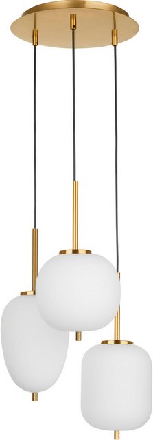 Bild von NOVA LUCE Pendelleuchte »Lato «, LED, 3-flammig, goldfarben/weiß - goldfarben | weiss