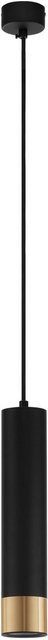 Bild von NOVA LUCE Pendelleuchte »Picto «, LED, 10 W, Höhe: 200 cm, schwarz/goldfarben - schwarz | goldfarben