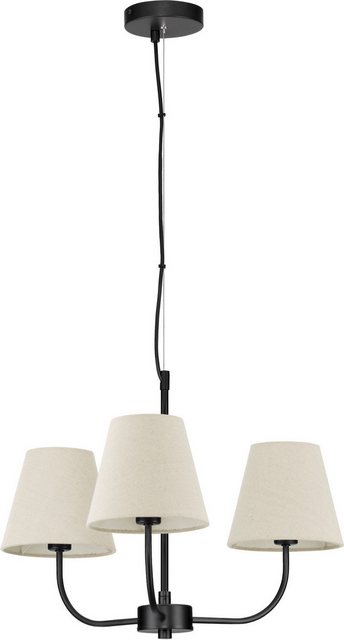 Bild von NOVA LUCE Pendelleuchte »Moist«, LED, 27 W, Höhe: 98 cm, schwarz/beige - schwarz | beige