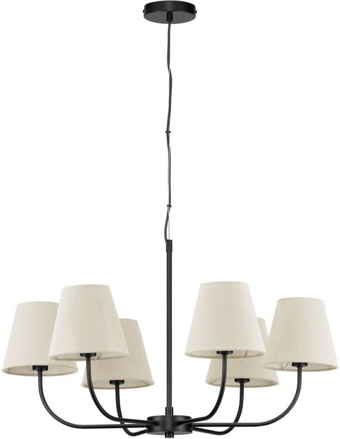 Bild von NOVA LUCE Pendelleuchte »Moist «, LED, 27 W, Höhe: 130 cm, schwarz/beige - schwarz | beige