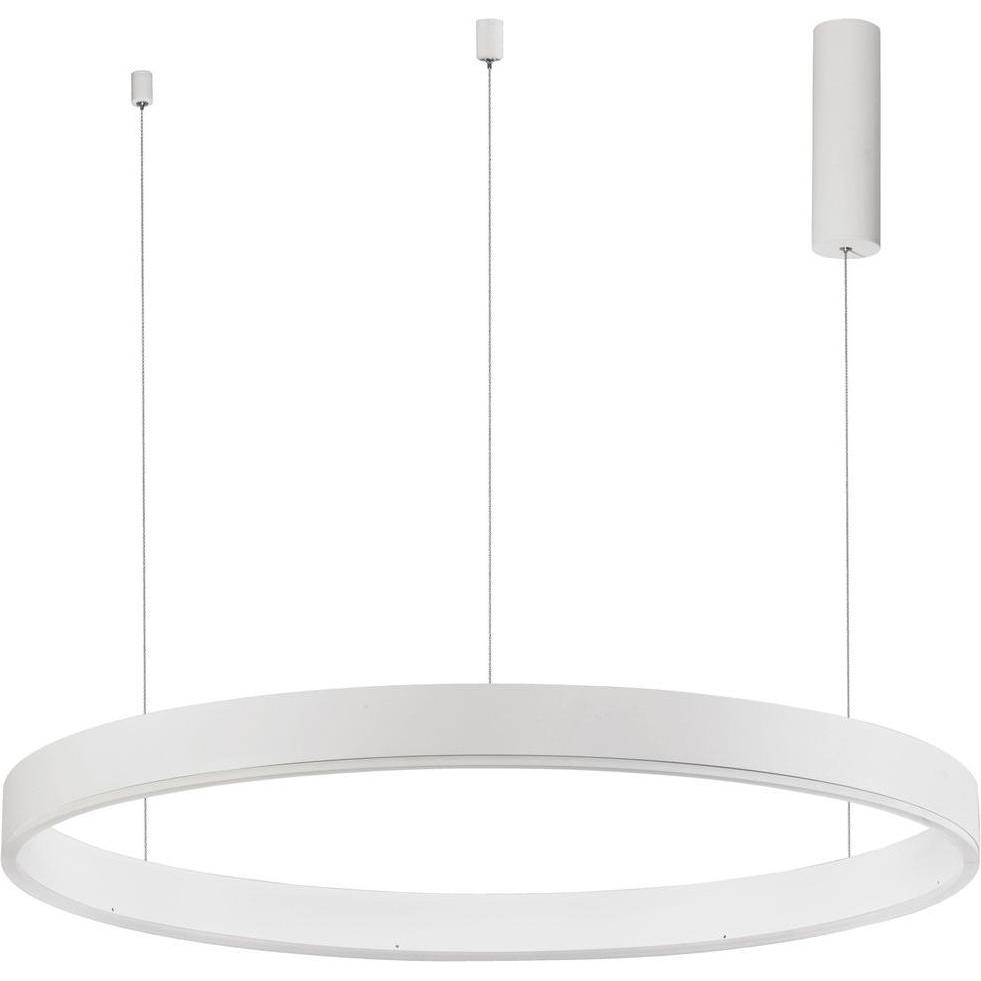 Bild von Nova Luce, Pendelleuchte, MOTIF LED Pendelleuchte Weiss 60W Steuerbare Lichtfarbe 200x100cm dimmbar 9530211