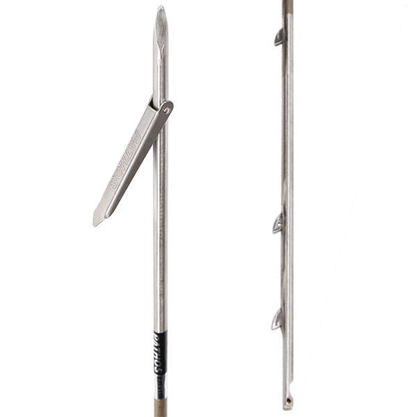 Bild von Pathos Squalo Ow Medium Single Barb 6.5 Mm Spearshaft Silber 160 cm