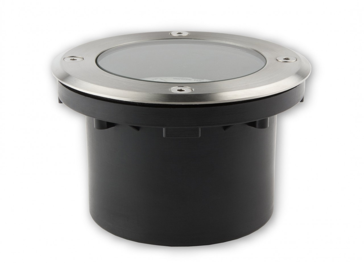 Bild von Dimmbarer LED Bodeneinbaustrahler GX53 Rund IP65 230V 7W warmweiss